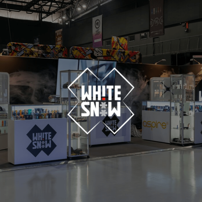 White Snow at Vapecon 2019 with Jawbone Brand Experiences
